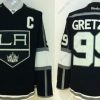 Los Angeles Kings #99 Wayne Gretzky Musta Paita – Miesten