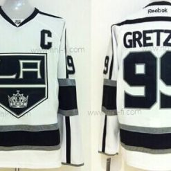 Los Angeles Kings #99 Wayne Gretzky Valkoinen Paita – Miesten