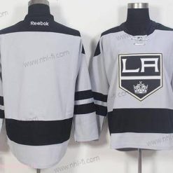 Los Angeles Kings Tyhjä Harmaa Vaihtopaita Ommeltu NHL 2016-17 Reebok Jääkiekko Paita – Miesten