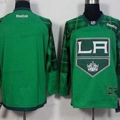 Los Angeles Kings Tyhjä Vihreä 2016 St. Patrick’S Day Jääkiekko Paita – Miesten