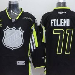 Maajoukkue Foligno Columbus Blue Jackets #71 Nick Foligno 2015 All-Star Musta Paita – Miesten