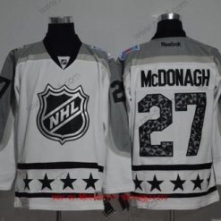 Metropolitan Division New York Rangers #27 Ryan Mcdonagh Reebok Valkoinen 2017 NHL All-Star Ommeltu Jääkiekko Paita – Miesten