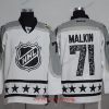 Metropolitan Division Pittsburgh Penguins #71 Evgeni Malkin Reebok Valkoinen 2017 NHL All-Star Ommeltu Jääkiekko Paita – Miesten