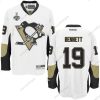 Miesten Pittsburgh Penguins #19 Beau Bennett Valkoinen Kolmas 2017 Stanley Cup NHL Finals Patch Paita – Nuoret