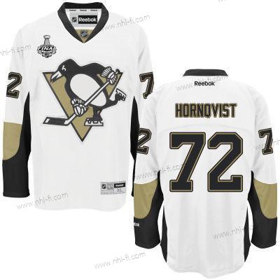 Miesten Pittsburgh Penguins #72 Patric Hornqvist Valkoinen Kolmas 2017 Stanley Cup NHL Finals Patch Paita – Nuoret