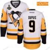 Miesten Pittsburgh Penguins #9 Pascal Dupuis Valkoinen Vieras 2017 Stanley Cup Finals Patch Ommeltu NHL Reebok Jääkiekko Paita – Nuoret