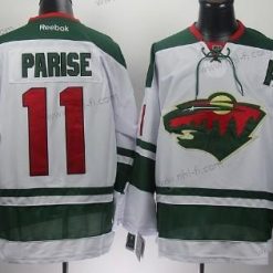 Minnesota Wild #11 Zach Parise 2014 Valkoinen Paita – Miesten