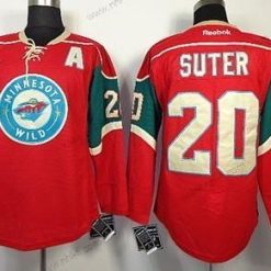 Minnesota Wild #20 Ryan Suter Punainen Paita – Miesten