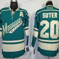 Minnesota Wild #20 Ryan Suter Vihreä Vieras Paita – Miesten