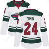 Minnesota Wild #24 Matt Dumba Valkoinen Road Aito Ommeltu Jääkiekko Paita – Naisten