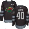 Minnesota Wild #40 Devan Dubnyk Musta 1917-2017 100th Vuosipäivä Ommeltu NHL Paita – Miesten