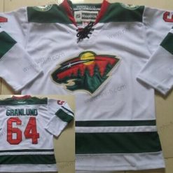 Minnesota Wild #64 Mikael Granlund 2014 Valkoinen Paita – Miesten