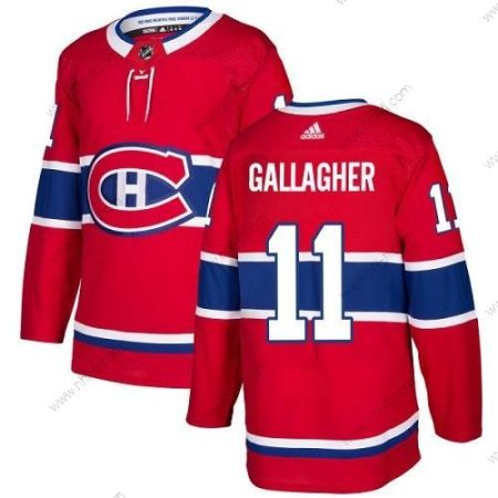 Montreal Canadiens #11 Brendan Gallagher Punainen Kotiottelu Aito Ommeltu NHL Paita – Nuoret