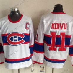 Montreal Canadiens #11 Saku Koivu Valkoinen Retro CCM Paita – Miesten