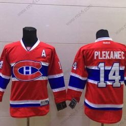 Montreal Canadiens #14 Tomas Plekanec Punainen Paita – Lasten