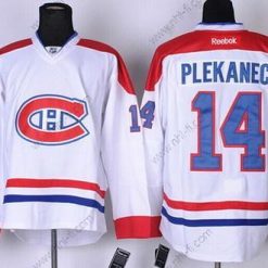 Montreal Canadiens #14 Tomas Plekanec Valkoinen Paita – Miesten