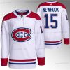 Montreal Canadiens #15 Alex Newhook Valkoinen Ommeltu Paita – Miesten