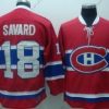 Montreal Canadiens #18 Serge Savard Punainen Retro CCM Paita – Miesten