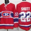 Montreal Canadiens #22 Steve Shutt Punainen Retro CCM Paita – Miesten