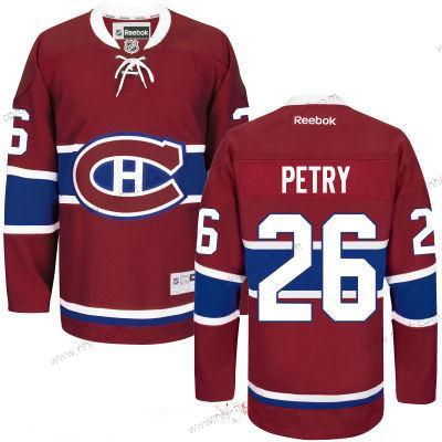 Montreal Canadiens #26 Jeff Petry Reebok Punainen Premier Kotiottelu Räätälöidyt Paita – Miesten