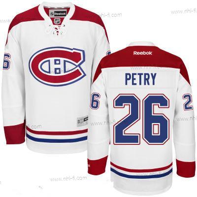 Montreal Canadiens #26 Jeff Petry Reebok Valkoinen Jääkiekko Ommeltu NHL Paita – Miesten