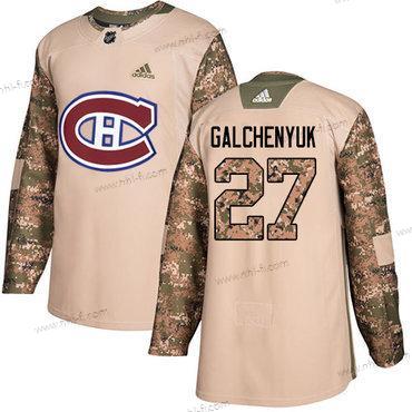 Montreal Canadiens #27 Alex Galchenyuk Maastokuvio Aito 2017 Veterans Day Ommeltu NHL Paita – Nuoret