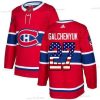 Montreal Canadiens #27 Alex Galchenyuk Punainen Kotiottelu Aito USA Flag Ommeltu NHL Paita – Nuoret