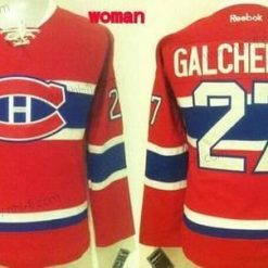 Montreal Canadiens #27 Alex Galchenyuk Reebok Punainen 2015-16 Kotiottelu Premier Paita – Naisten