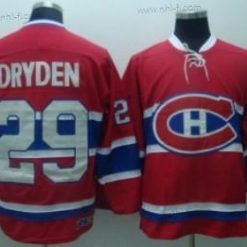 Montreal Canadiens #29 Ken Dryden Punainen Retro CCM Paita – Miesten