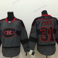 Montreal Canadiens #31 Carey Price Charcoal Harmaa Paita – Miesten