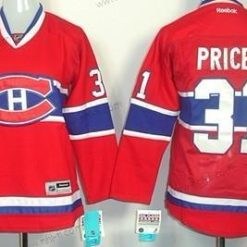 Montreal Canadiens #31 Carey Price Punainen Paita – Naisten