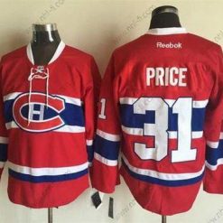 Montreal Canadiens #31 Carey Price Reebok Punainen 2015-16 Kotiottelu Premier NHL Paita – Miesten