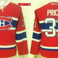 Montreal Canadiens #31 Carey Price Reebok Punainen 2015-16 Kotiottelu Premier Paita – Naisten