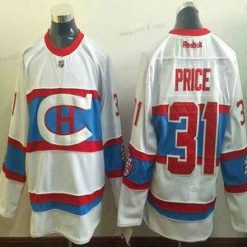 Montreal Canadiens #31 Carey Price Reebok Valkoinen 2016 Talvi Klassinen Premier Paita – Miesten