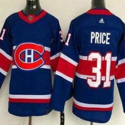 Montreal Canadiens #31 Carey Price Sininen Special 2021 Aito Paita – Nuoret