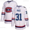 Montreal Canadiens #31 Carey Price Valkoinen Aito 1917-2017 100th Klassinen Ommeltu NHL Paita – Nuoret