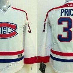 Montreal Canadiens #31 Carey Price Valkoinen Paita – Lasten