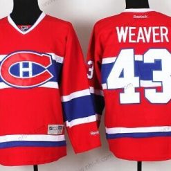 Montreal Canadiens #43 Mike Weaver Punainen Ch Paita – Miesten