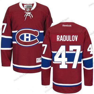 Montreal Canadiens #47 Alexander Radulov Reebok Punainen Kotiottelu Jääkiekko Ommeltu NHL Paita – Miesten