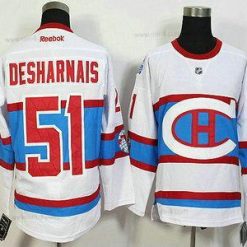 Montreal Canadiens #51 David Desharnais Reebok Valkoinen 2016 Talvi Klassinen Premier Paita – Miesten