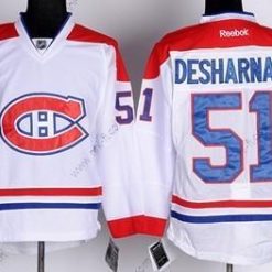 Montreal Canadiens #51 David Desharnais Valkoinen Paita – Miesten