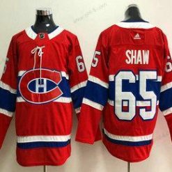 Montreal Canadiens #65 Andrew Shaw Punainen 2017-2018 Jääkiekko Ommeltu NHL Paita – Miesten