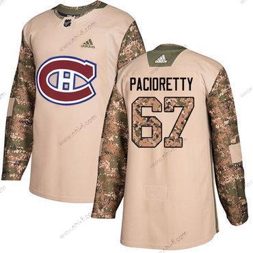 Montreal Canadiens #67 Max Pacioretty Maastokuvio Aito 2017 Veterans Day Ommeltu NHL Paita – Nuoret