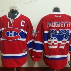 Montreal Canadiens #67 Max Pacioretty Punainen USA Flag Jääkiekko Paita – Miesten