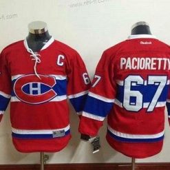 Montreal Canadiens #67 Max Pacioretty Reebok Punainen 2015-16 Kotiottelu Premier Jääkiekko Paita – Nuoret