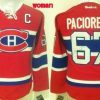 Montreal Canadiens #67 Max Pacioretty Reebok Punainen 2015-16 Kotiottelu Premier Paita – Naisten