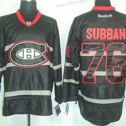 Montreal Canadiens #76 P.K. Subban Musta Ice Paita – Miesten