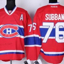 Montreal Canadiens #76 P.K. Subban Punainen Ch Paita – Miesten