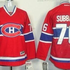 Montreal Canadiens #76 P.K. Subban Punainen Paita – Naisten