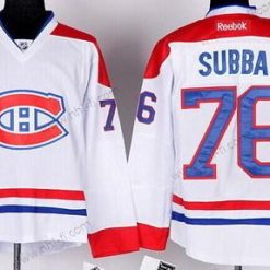 Montreal Canadiens #76 P.K. Subban Valkoinen Paita – Miesten